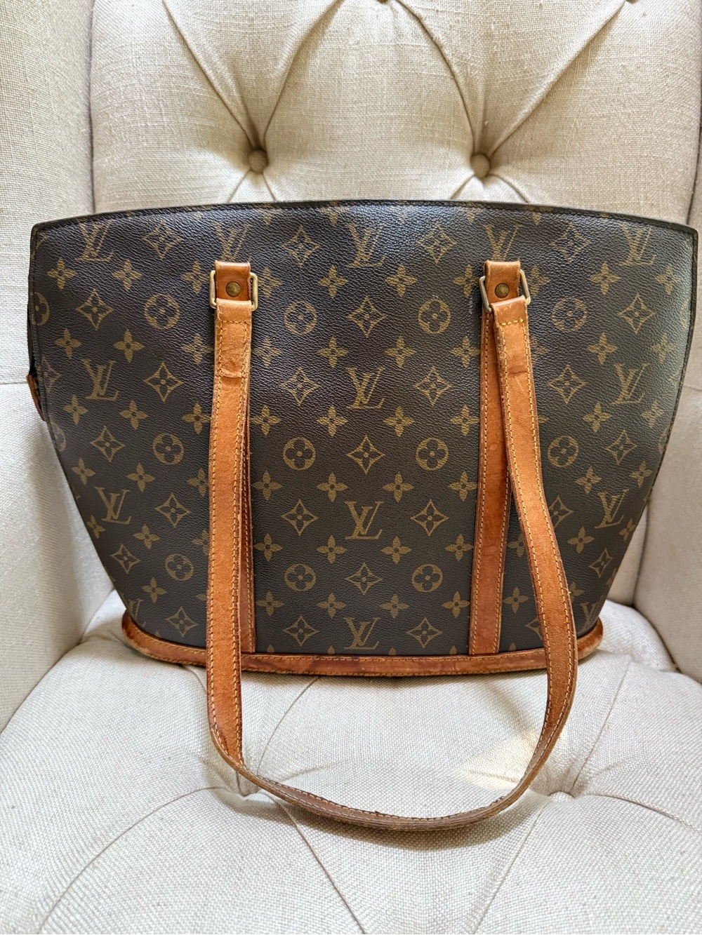 Louis Vuitton Vintage Monogram Babylone Tote Shoulder Bag